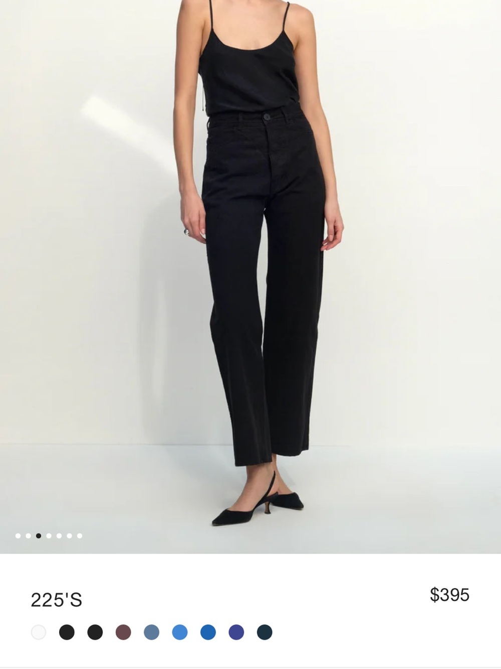 Jesse Kamm 225s Straight-Leg Jeans in Black